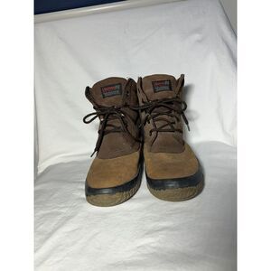 Men's Bass Thermo Lite Performance Insulations Brown/Black Boots Size 9.5 GUC S2